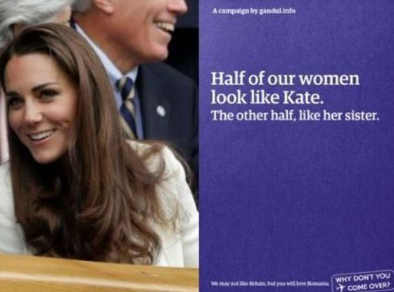Kate Middleton Romania campaign Kate Middleton Romania campaign